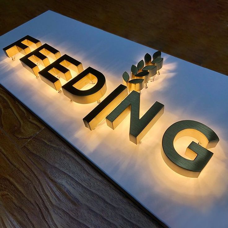 3D Illuminated Letter Signage